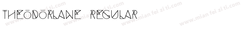 Theodorlane Regular字体转换
